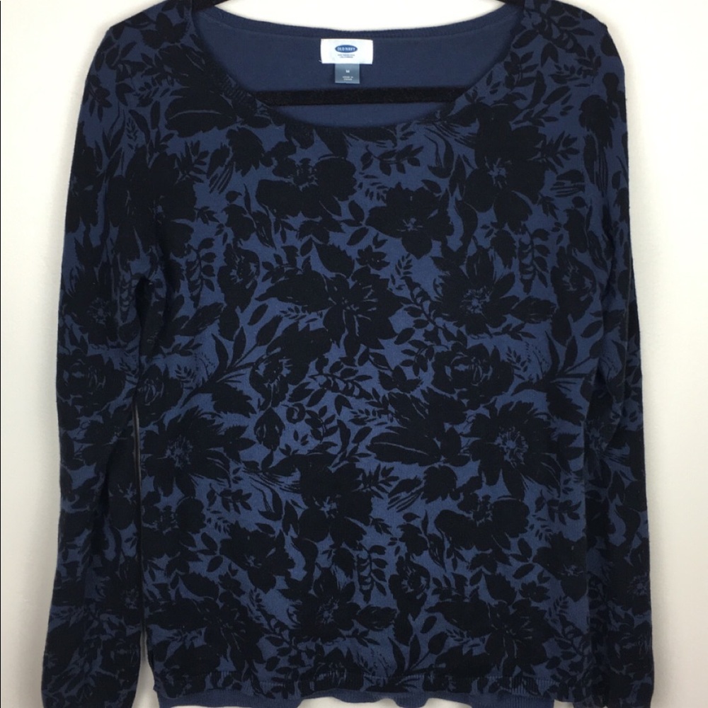 Old Navy Light Floral Sweater